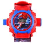 Spiderman- 24 Images Projector Watch Digital Wrist Watch for Boys and Girls Gift X-mas Gift